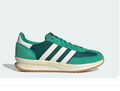 adidas Cloudfoam Comfort Teal Sneakers with White Stripes