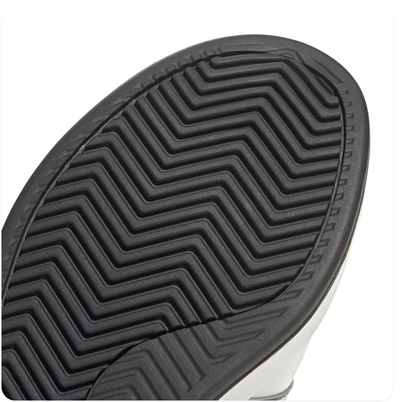 adidas White Sneakers with Black Stripes and Black Laces