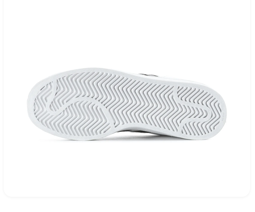 adidas Superstar White Sneakers with Black Stripes