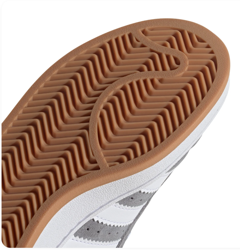 adidas Campus 00s Grey Sneakers with White Stripes
