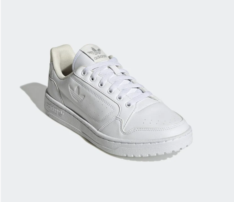 adidas Triple White Perforated Low-Top Sneakers