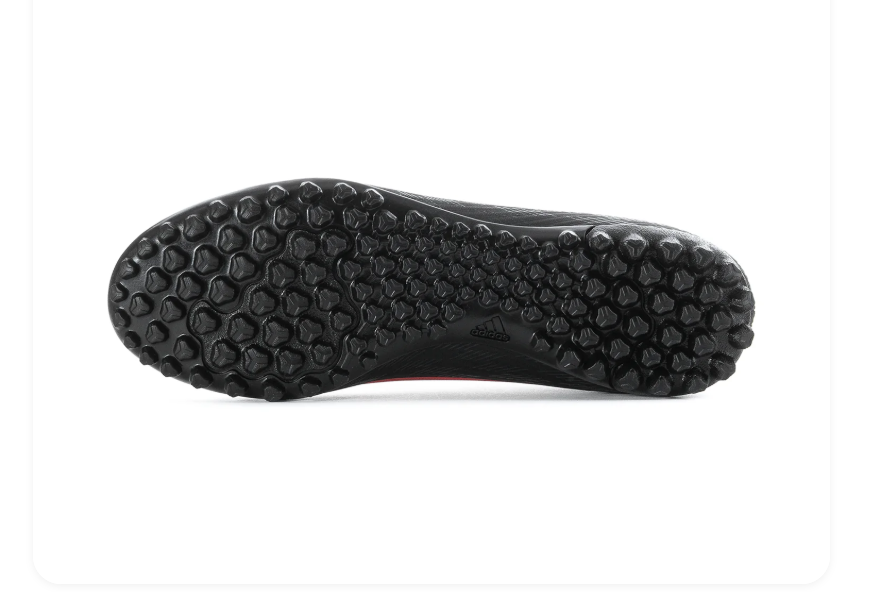 adidas F50 Black Turf Soccer Shoes with Red Stripes