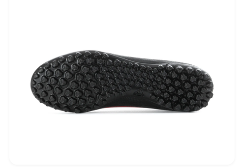 adidas F50 Black Turf Soccer Shoes with Red Stripes