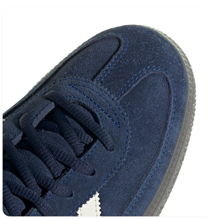 adidas Handball Spezial Navy Sneakers with Cream Stripes