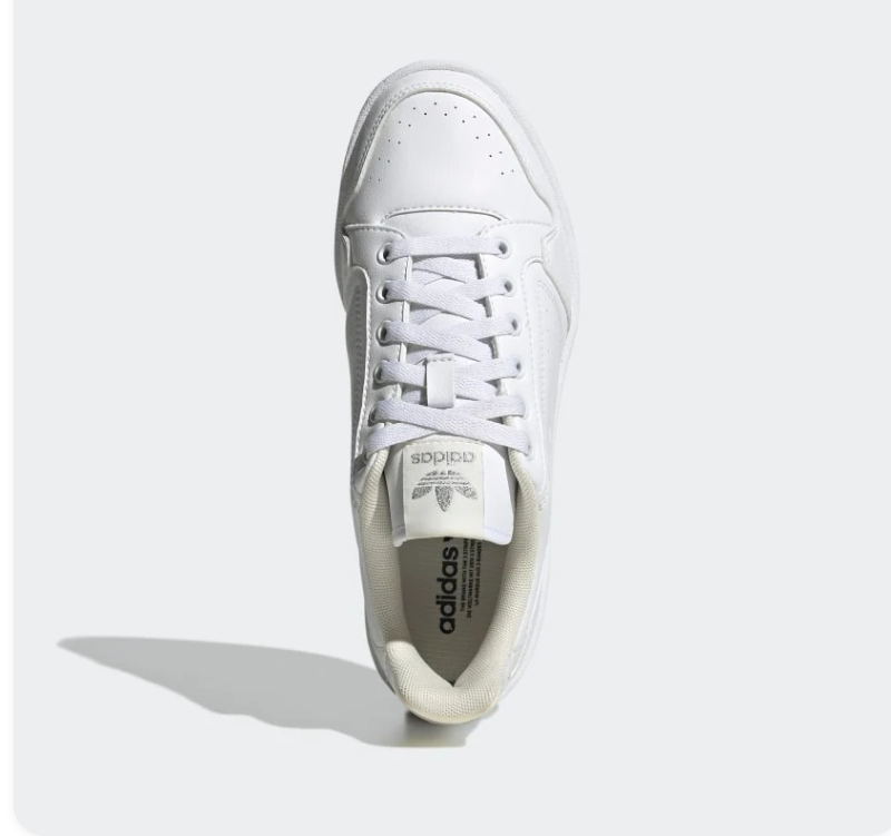 adidas Triple White Perforated Low-Top Sneakers