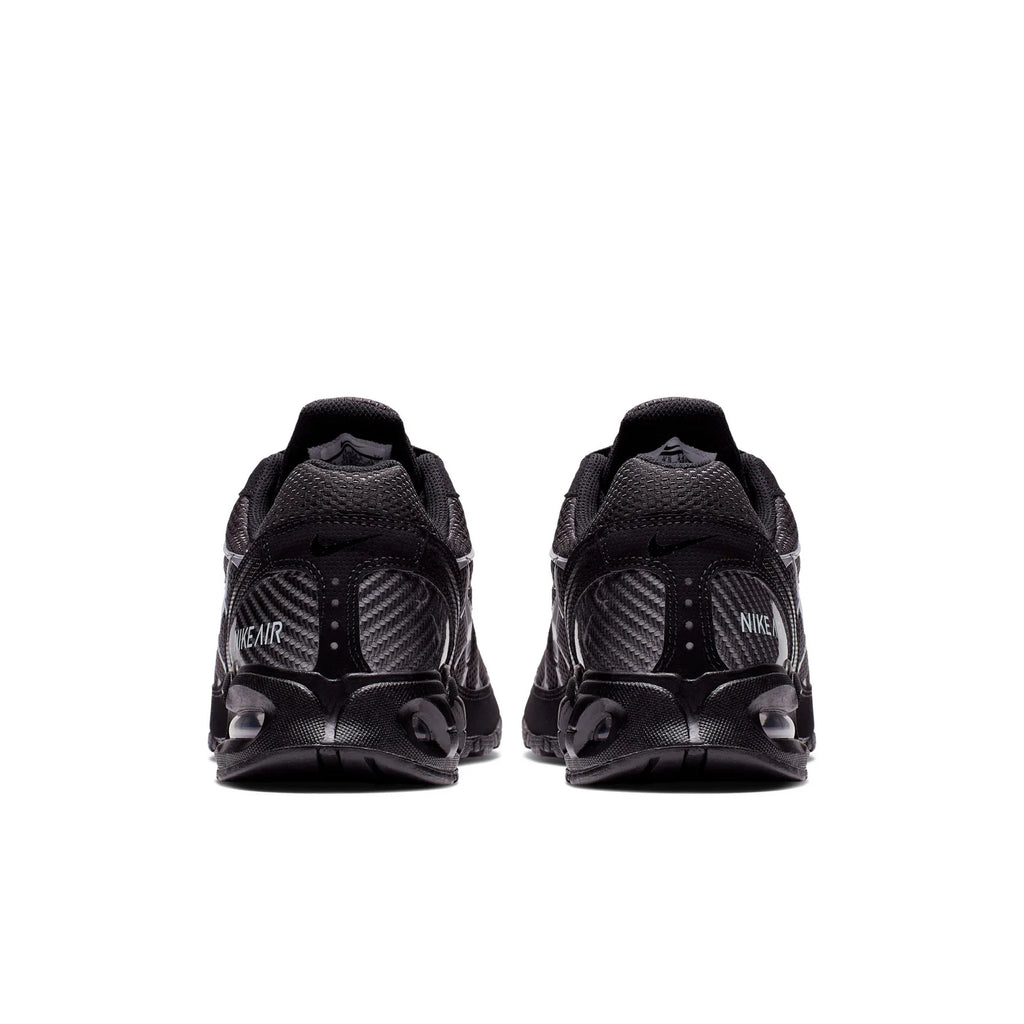 Nike Air Black and Silver Mesh Sneakers