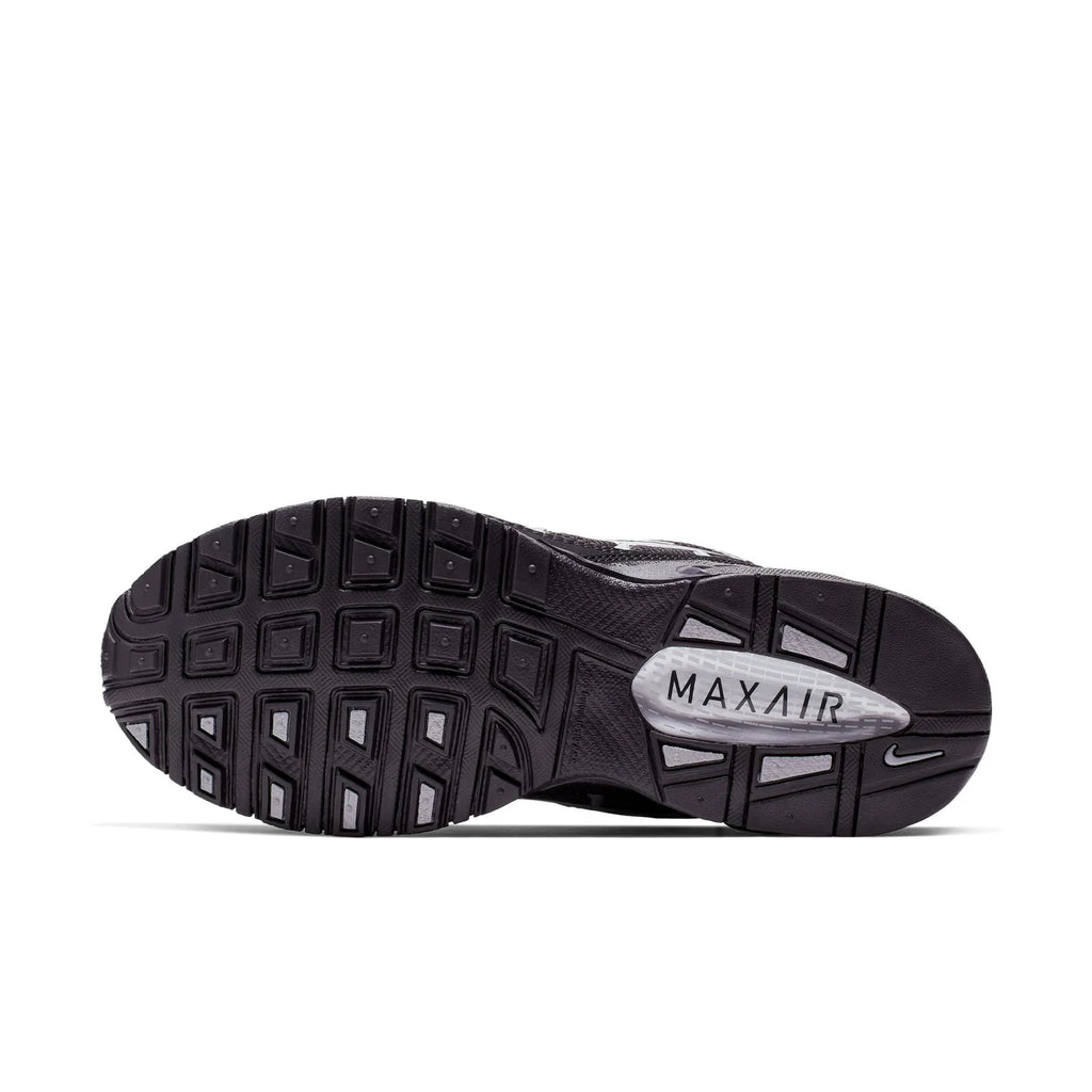 Nike Air Black and Silver Mesh Sneakers