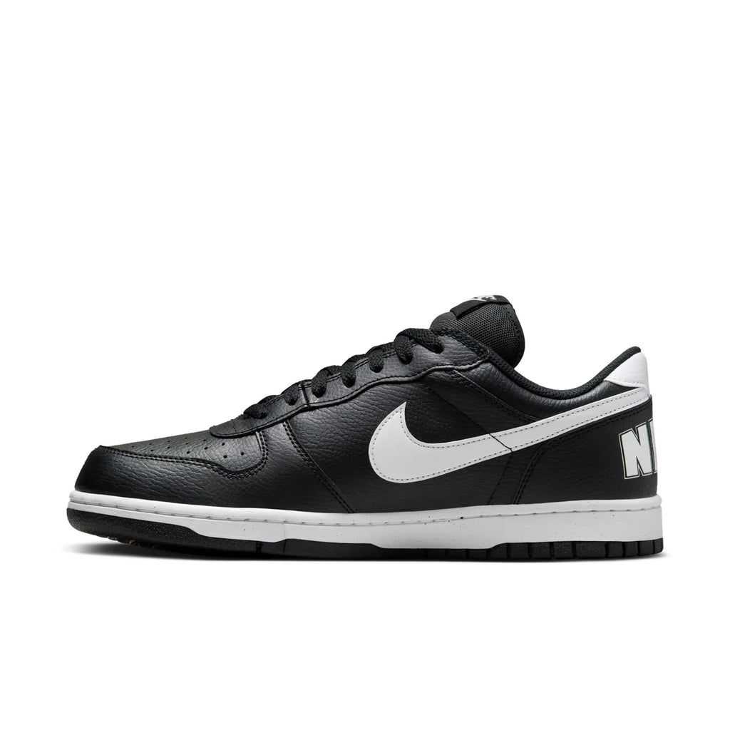 Nike Black Low-Top Sneakers with White Swoosh