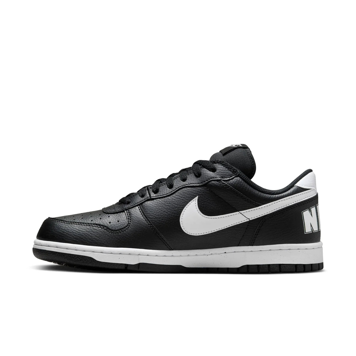 Nike Black Low-Top Sneakers with White Swoosh