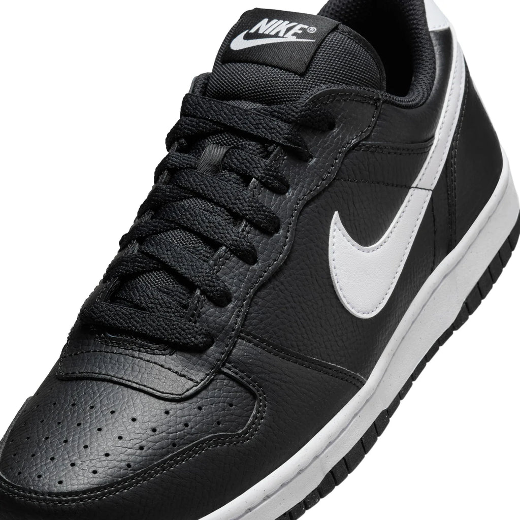Nike Black Low-Top Sneakers with White Swoosh