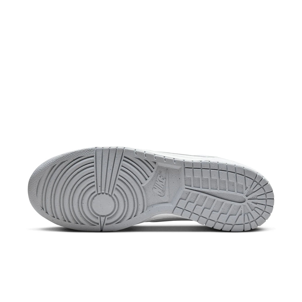 Nike White Low-Top Sneakers with Gray Swoosh