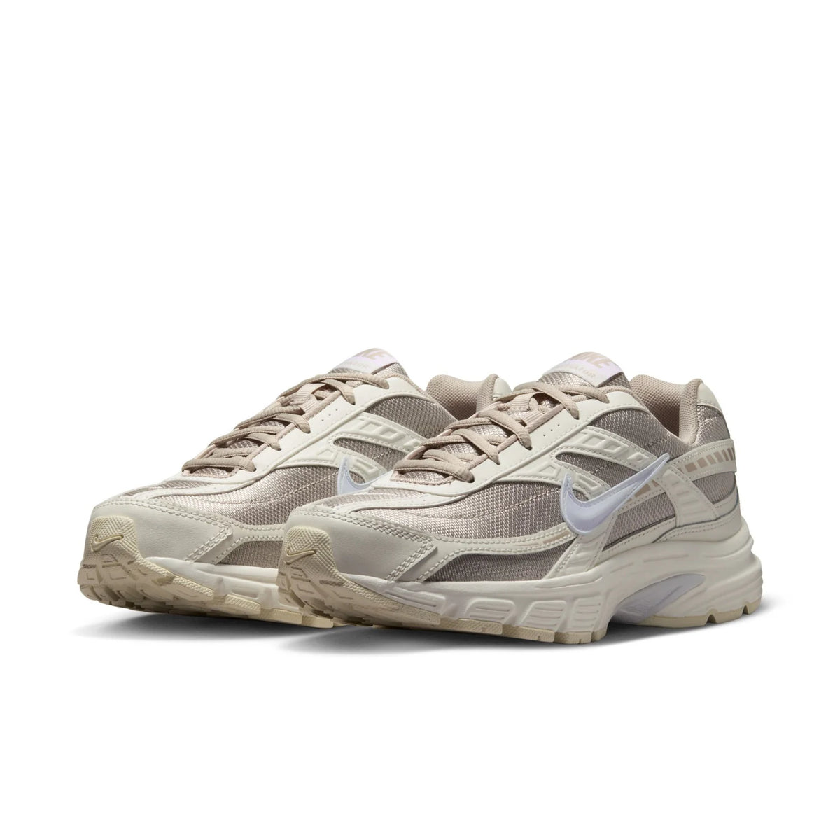 Nike Initiator Cream and Silver Mesh Sneakers