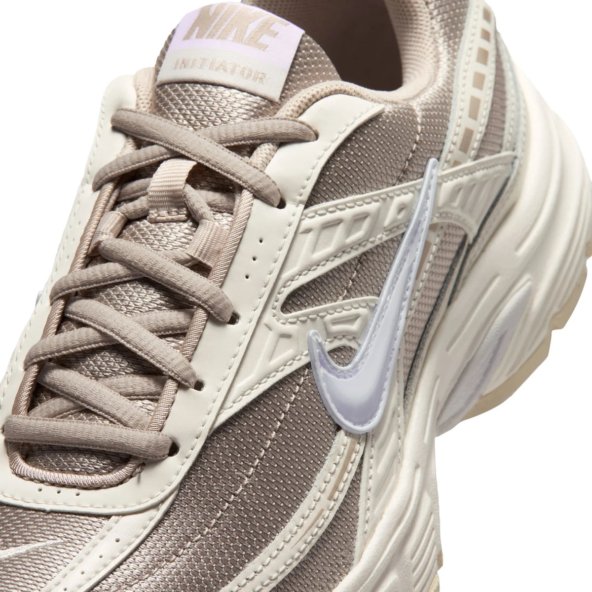 Nike Initiator Cream and Silver Mesh Sneakers