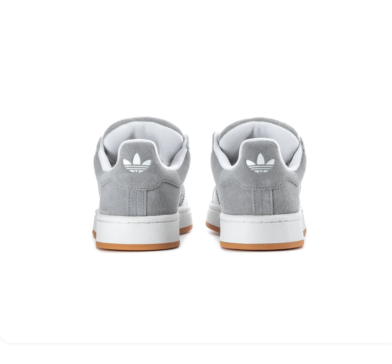 adidas Campus 00s Grey Sneakers with White Stripes