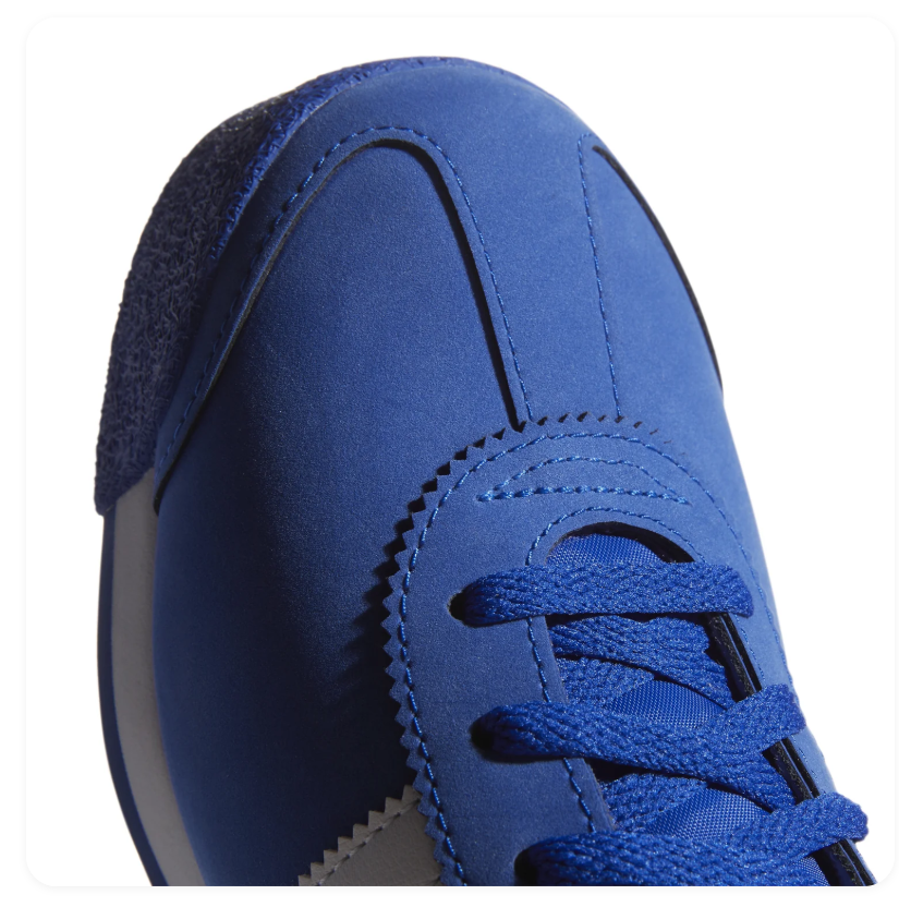 adidas Samoa Blue Sneakers with White Stripes