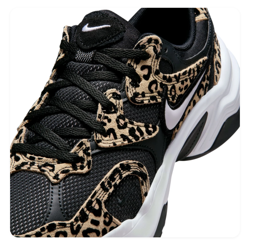 Nike Black Leopard Print Sneakers