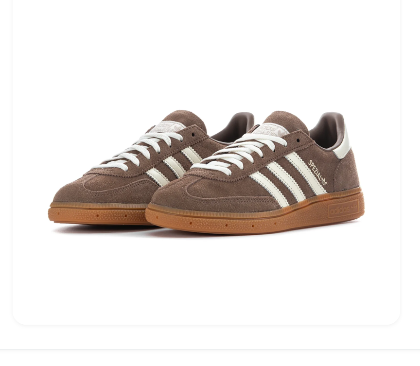 adidas Handball Spezial Brown Sneakers with Gum Sole