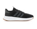 adidas Black Sneakers with Gray Stripes and Gum Outsole