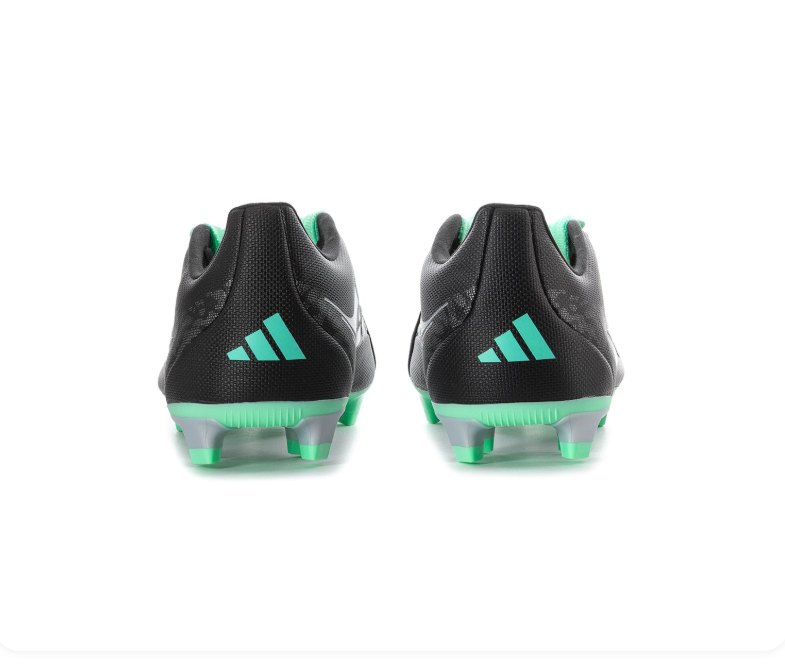 adidas Predator Black Soccer Cleats with Mint Green Studs