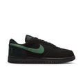 Nike Black Low-Top Sneakers with Green Swoosh
