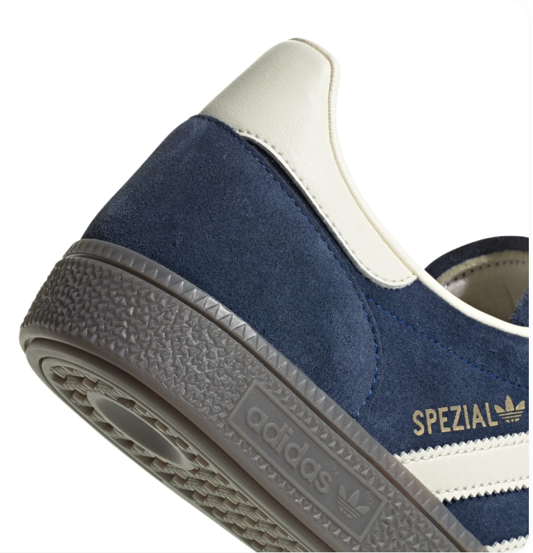 adidas Handball Spezial Navy Sneakers with Cream Stripes