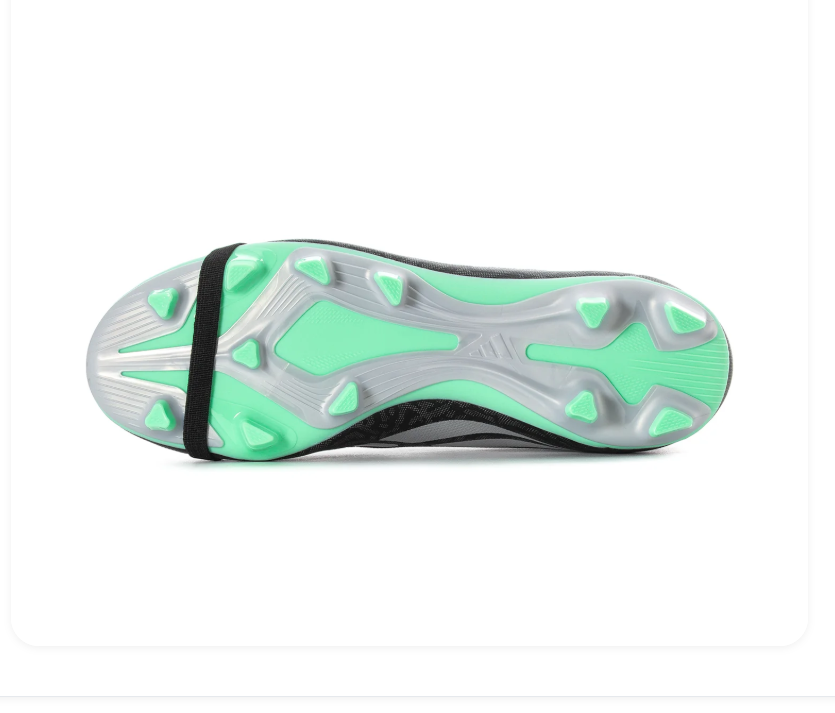 adidas Predator Black Soccer Cleats with Mint Green Studs