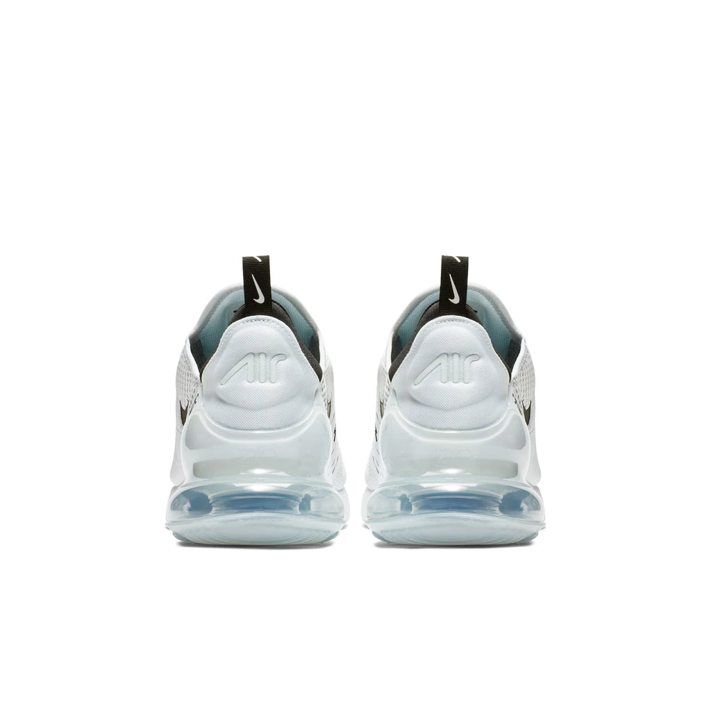Nike Air Max 270 White Sneakers with Black Swoosh