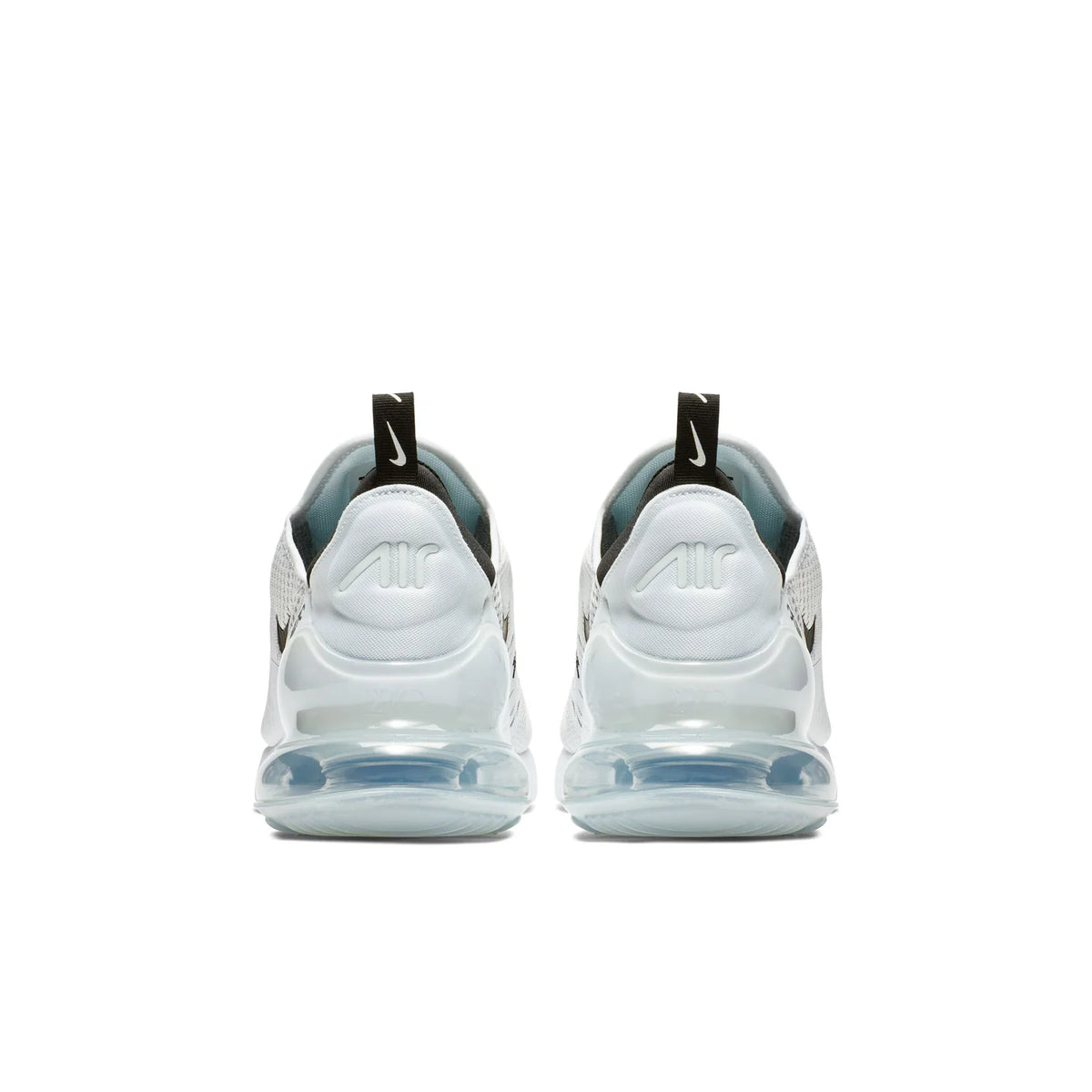 Nike Air Max 270 White Sneakers with Black Swoosh