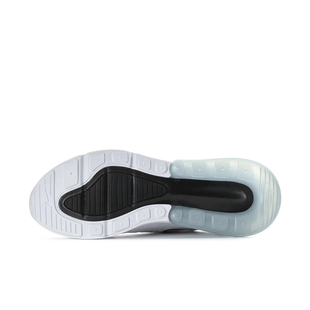 Nike Air Max 270 White Sneakers with Black Swoosh