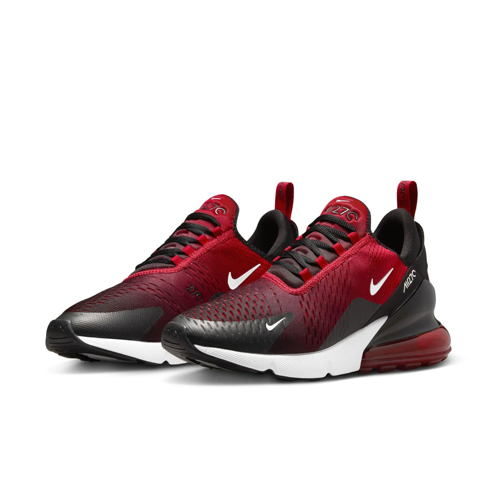Nike Air Max 270 Red and Black Gradient Sneakers