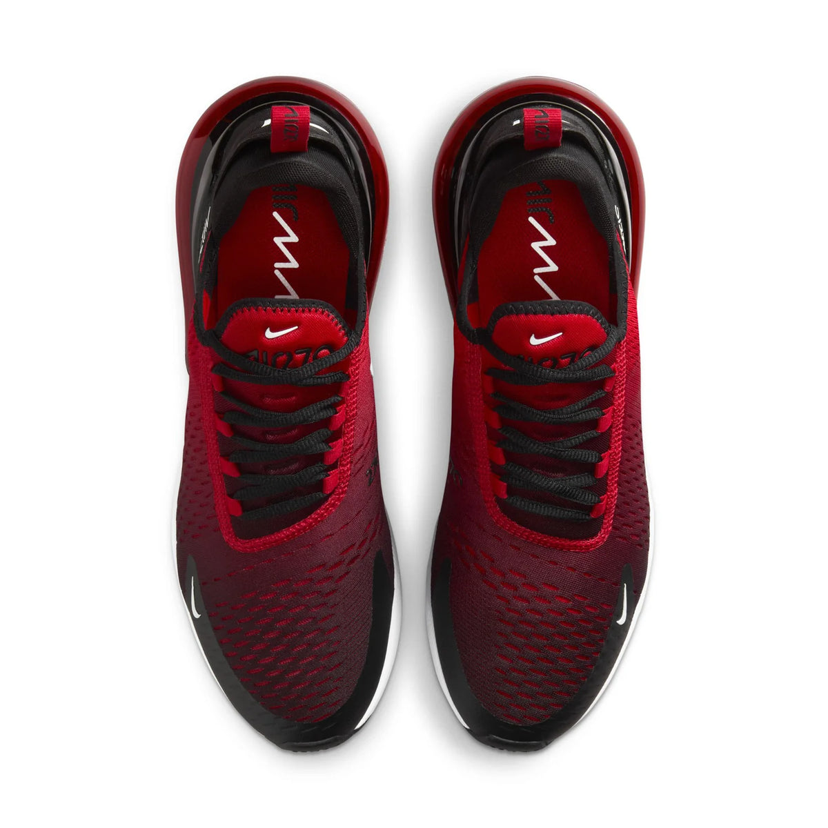 Nike Air Max 270 Red and Black Gradient Sneakers