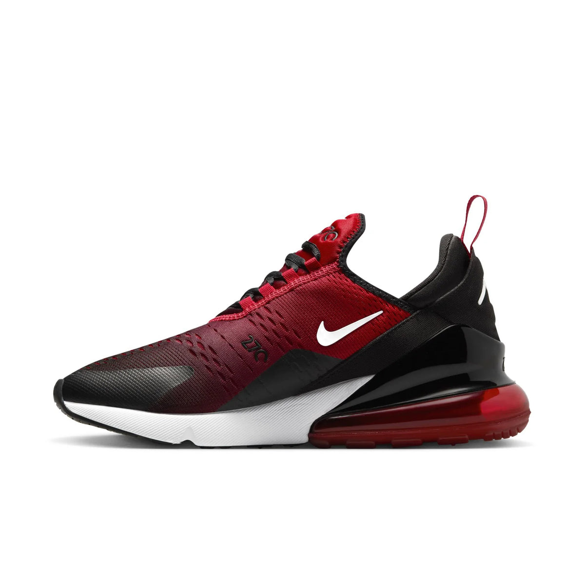 Nike Air Max 270 Red and Black Gradient Sneakers