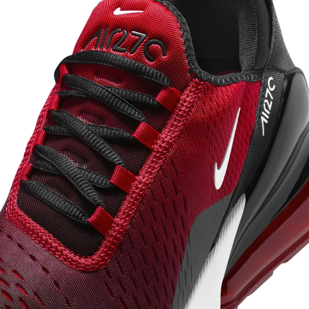 Nike Air Max 270 Red and Black Gradient Sneakers