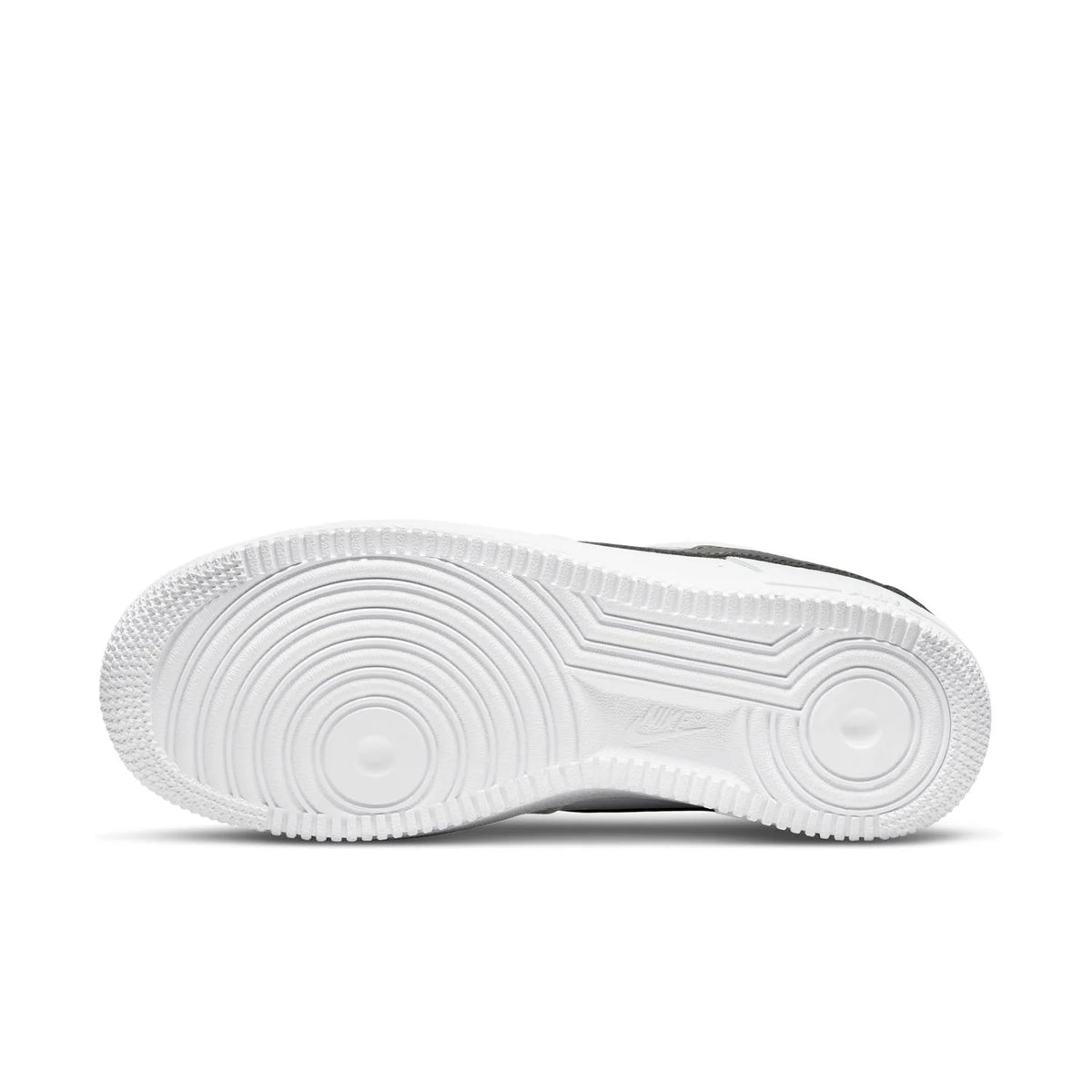 Nike Air Force 1 Low White Sneakers with Black Swoosh