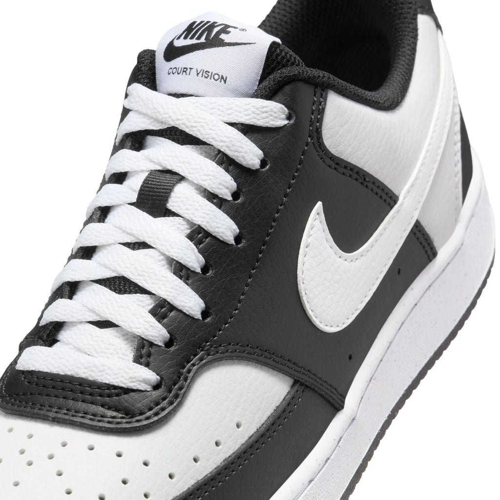 Nike Court Vision Low Black and White Sneakers