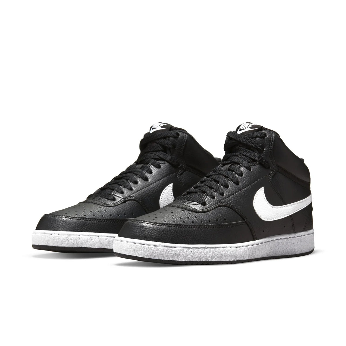 Nike Black and White High-Top Sneakers