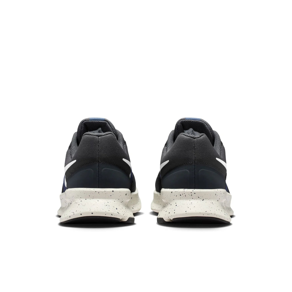 Nike Swift 3 Black Running Shoes with White Swoosh