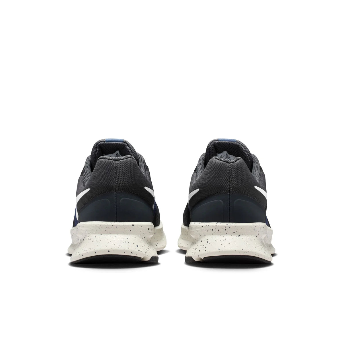 Nike Swift 3 Black Running Shoes with White Swoosh