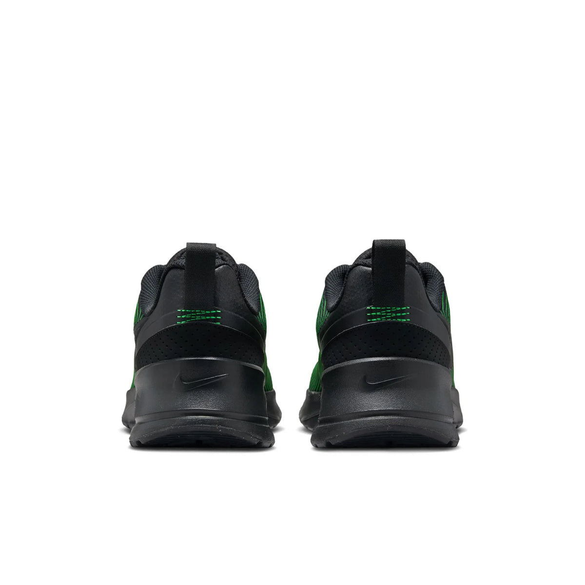 Nike Air Max Black Sneakers with Green Accents
