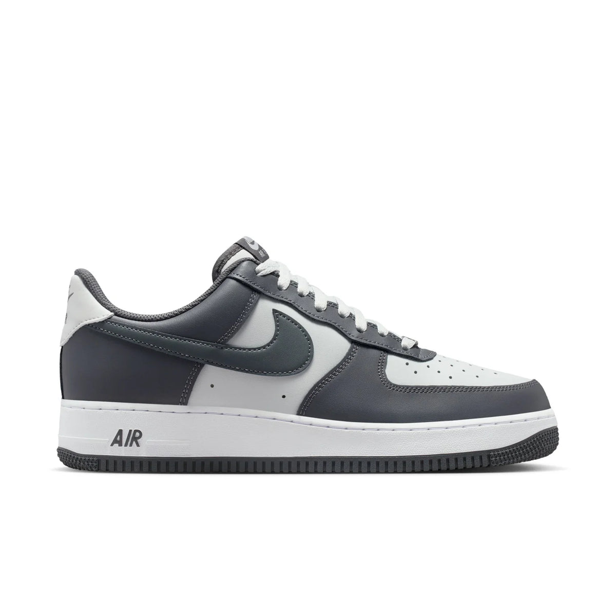 Nike Air Force 1 Low Gray and White Sneakers