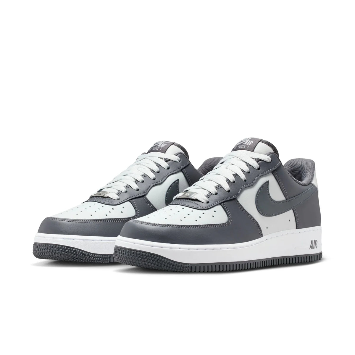 Nike Air Force 1 Low Gray and White Sneakers