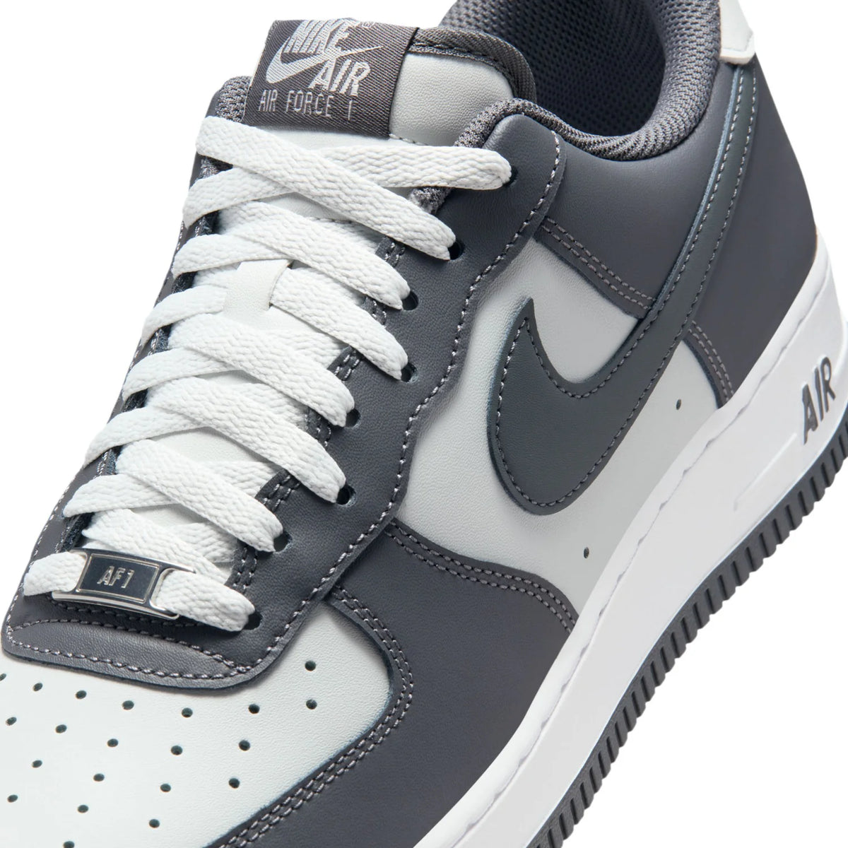 Nike Air Force 1 Low Gray and White Sneakers