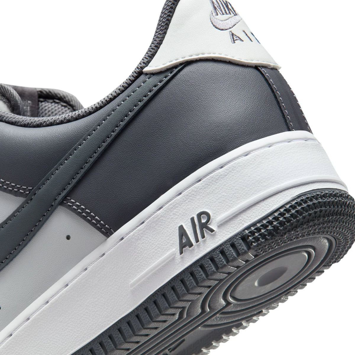 Nike Air Force 1 Low Gray and White Sneakers