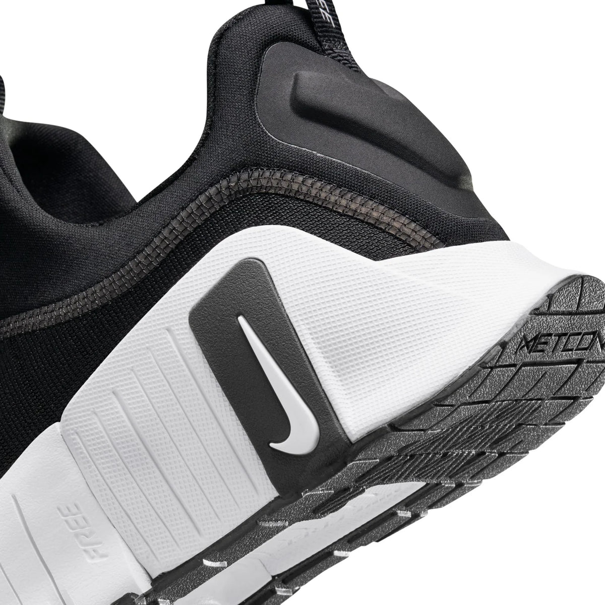 Nike Free Metcon Black Training Shoes with White Sole
