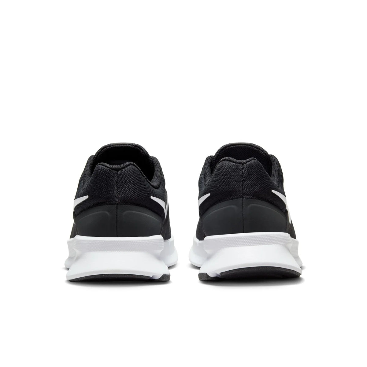Nike Black and White Running Shoes with Flywire Details