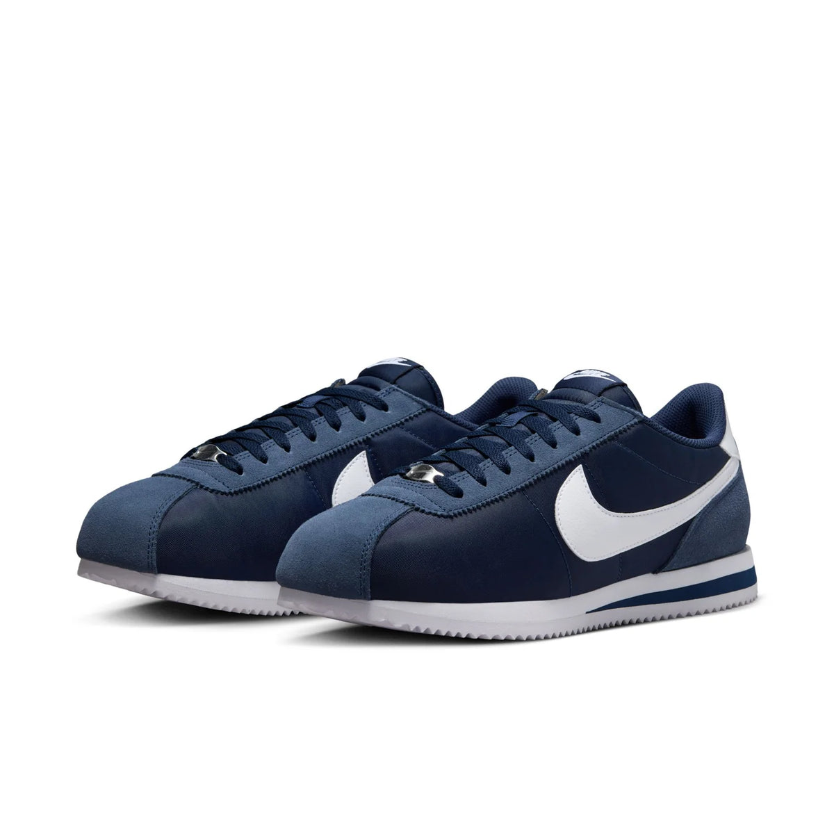Nike Navy and White Low-Top Sneakers