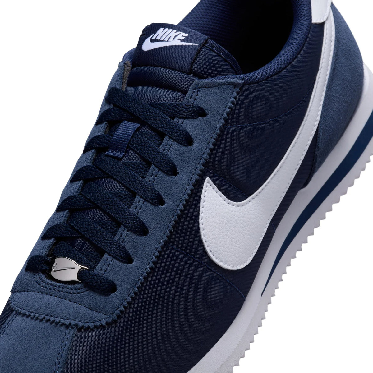 Nike Navy and White Low-Top Sneakers
