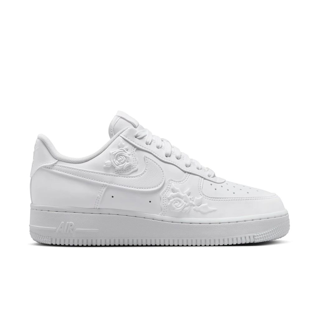 Nike Air Force 1 Low White Sneakers with Floral Details
