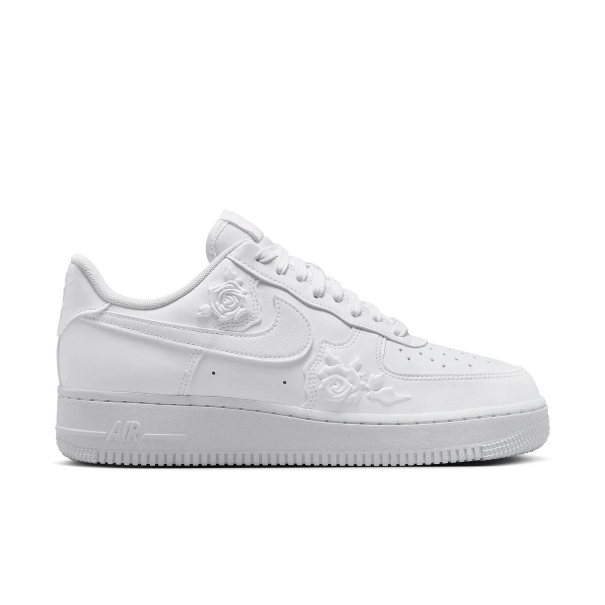 Nike Air Force 1 Low White Sneakers with Floral Details