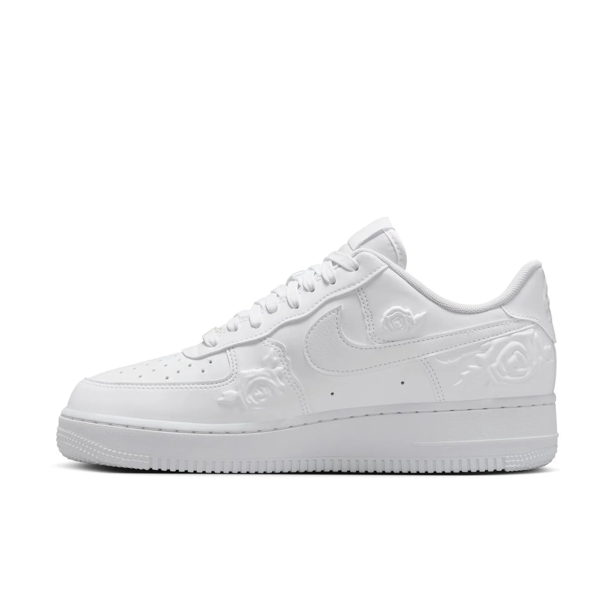 Nike Air Force 1 Low White Sneakers with Floral Details